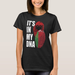 Weißrussisches und albanisches DNA-Flag T-Shirt