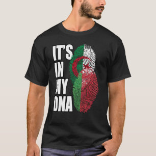 Weißrussisches und algerisches DNA-Flag T-Shirt