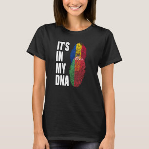 Weißrussisches und moldawisches DNA-Heritage-Flag T-Shirt