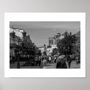 Weißrussland Беларусь Brest Брест Architektur Post Poster