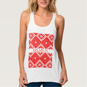 Weißrussland Беларусь Folk Pattern T-Shirt Top