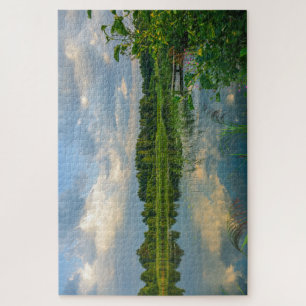 Weißrussland Беларусь Landschaft Natur Kanal Puzzl Puzzle