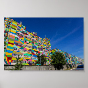 Weißrussland Беларусь Minsk Минск Architektur Post Poster