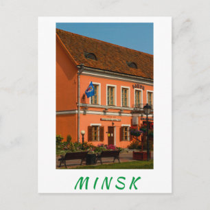 Weißrussland Беларусь Minsk Минск Architektur Post Postkarte