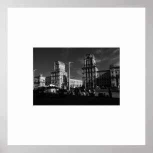 Weißrussland Беларусь Minsk Мінск Architektur Post Poster