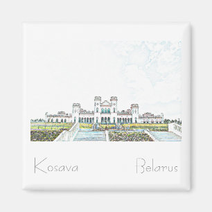 Weißrussland Б е л а р с у ь Kosava Castle Magnet
