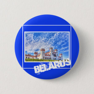 Weißrussland Б е л а р с у ь Kosava Castle Palace  Button