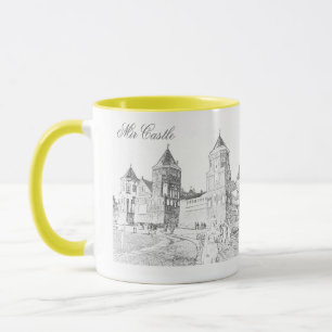 Weißrussland Б е л а р с у ь Mir Schlosskaffee Tas Tasse