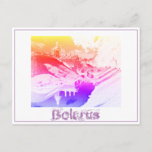 Weißrussland Б е л а р с у ь Niasviž Nesvizh Burg  Postkarte