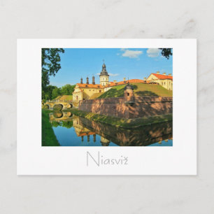 Weißrussland Б е л а р с у ь Niasviž Nesvizh Burg  Postkarte