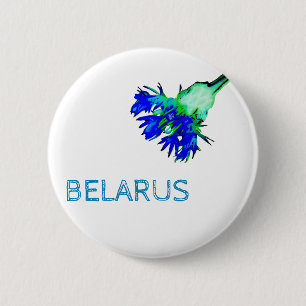 Weißrussland Б е л а у р с ь Blume des Getreides Button