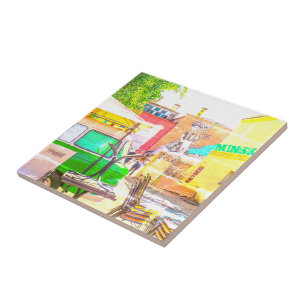 Weißrussland Б л а е р с у ь Minsk Jang Fliese