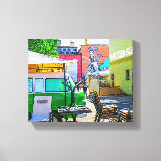 Weißrussland Б л а е р с у ь Minsk Jang Leinwanddruck (Vorderseite)