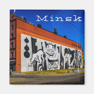 Weißrussland Б л а е р с у ь Minsk Jang Magnet