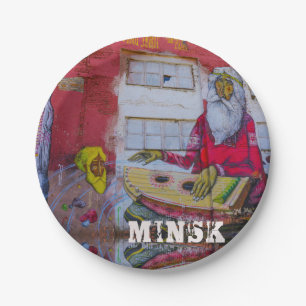 Weißrussland Б л а е р с у ь Minsk Jang Pappteller
