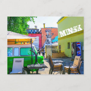 Weißrussland Б л а е р с у ь Minsk Jang Postkarte