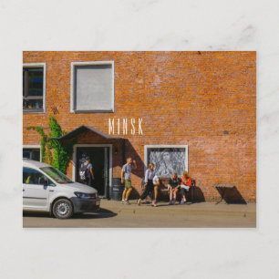 Weißrussland Б л а е р с у ь Minsk Jang Postkarte