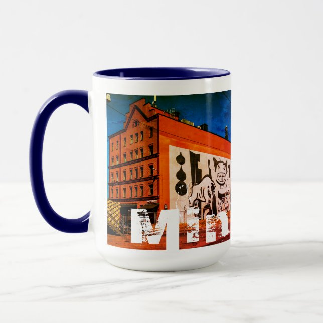 Weißrussland Б л а е р с у ь Minsk Jang Tasse (Links)