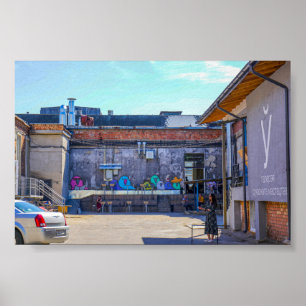 Weißrussland Б л а е с р у Minsk ь Poster