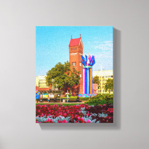 Weißrussland Б л а е с р у Minsk  Jang Leinwanddruck