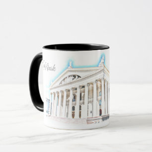 Weißrussland Б л а е с р у Minsk  Jenseits Archite Tasse