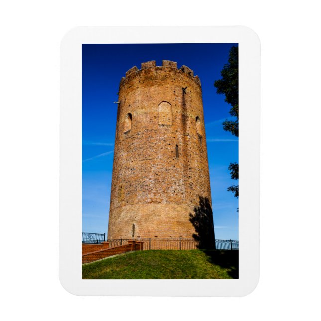 Weißrussland Б л а е с р у Tower von Kamyenets Bel Magnet (Vertikal)