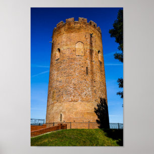 Weißrussland Б л а е с р у Tower von Kamyenets Bel Poster