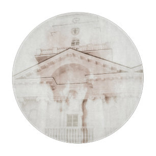 Weißrussland Б л а е с р Minsk Architecture Collag Schneidebrett