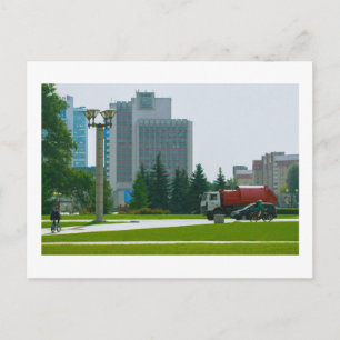 Weißrussland Б л а е с р Minsk Architektur Leben S Postkarte