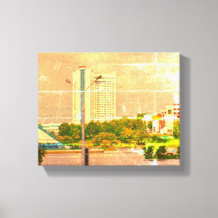 Weißrussland Б л а е с р Minsk Architektur Stadtbi Leinwanddruck