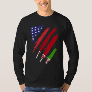 Weißrussland American Ground Flag USA Patriot Heri T-Shirt