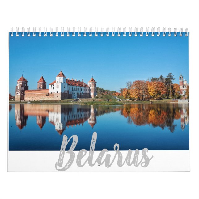 Weißrussland-Architektur-Landschaftsnatur-Kalender Kalender (Titelbild)
