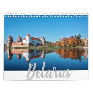 Weißrussland-Architektur-Landschaftsnatur-Kalender Kalender