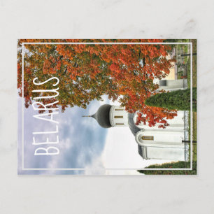 Weißrussland Architektur Weiße Kirche Postkarte