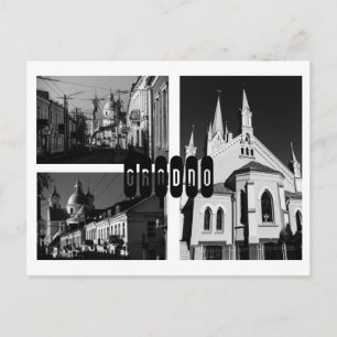 Weißrussland Belarus Grodno Hrodna Гродно Postkart Postkarte