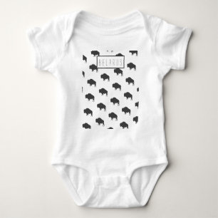 Weißrussland Belarussischer Bison Зубр Беларусь Ko Baby Strampler