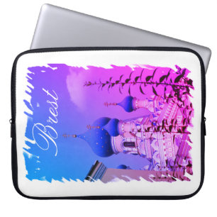 Weißrussland Brest Architektur Notebook-Abdeckung Laptopschutzhülle