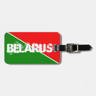 Weißrussland - Farben für die Flagge Gepäckanhänger