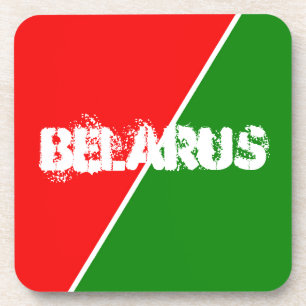 Weißrussland - Farben für die Flagge Getränkeuntersetzer