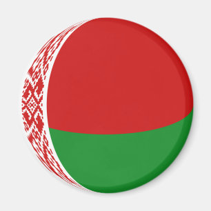 Weißrussland Fischaugen-Flagge-Magnet Magnet