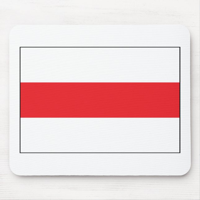 Weißrussland Flag (1991) Mousepad (Vorne)