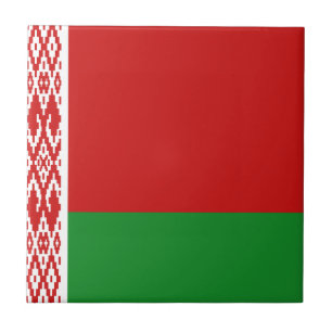 Weißrussland Flag Keramik Tile Fliese