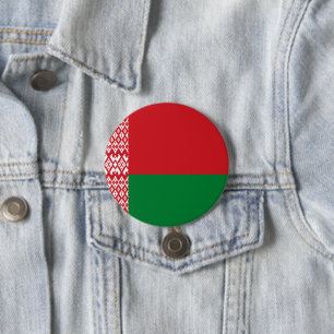 Weißrussland-Flagge Button