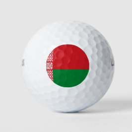Weißrussland-Flagge Golfball