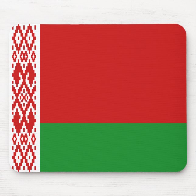 Weißrussland-Flagge Mousepad (Vorne)