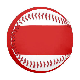 Weißrussland-Flagge (rot und weiß) Baseball