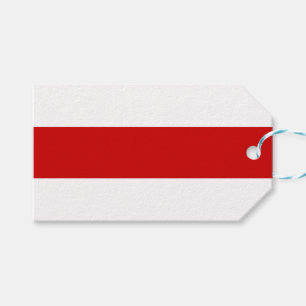Weißrussland-Flagge (rot und weiß) Geschenkanhänger