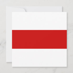 Weißrussland-Flagge (rot und weiß) Karte