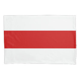 Weißrussland-Flagge (rot und weiß) Kissenbezug