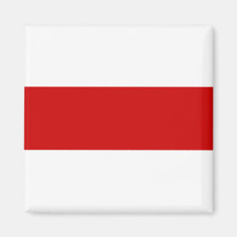 Weißrussland-Flagge (rot und weiß) Magnet